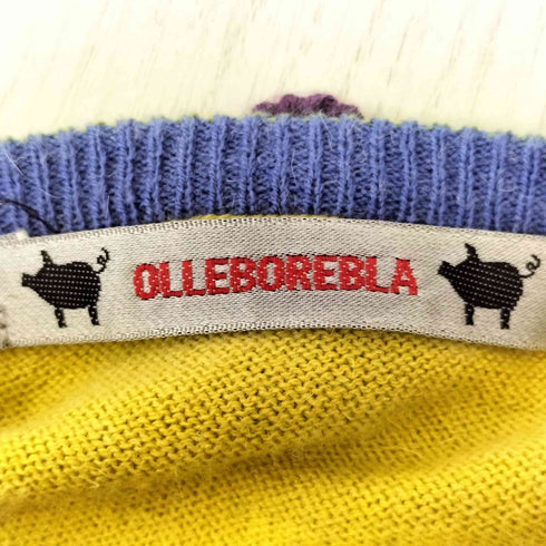 アルベロベロ OLLEBOREBLA キャラクターアップリケ付き カーディガン レディース