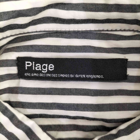 プラージュ PLAGE minimal stripe シャツ レディース FREE