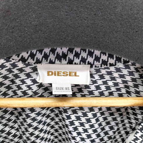 ディーゼル DIESEL 千鳥格子柄 ノースリーブ スカート セットアップ レディース XS