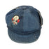 ニューヨークハット NEWYORK HAT&CAP CO. USA製 デニム 刺繍デザイン キャスケット レディース
