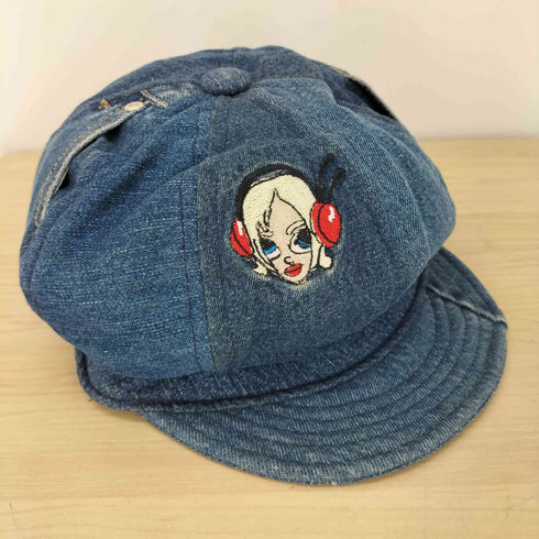 ニューヨークハット NEWYORK HAT&CAP CO. USA製 デニム 刺繍デザイン キャスケット レディース