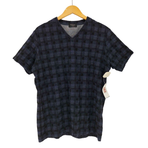 エポカウォモ Epoca uomo パイルチェックTシャツ メンズ 50