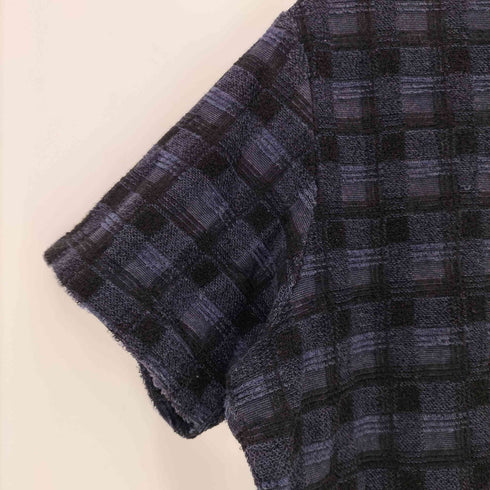 エポカウォモ Epoca uomo パイルチェックTシャツ メンズ 50