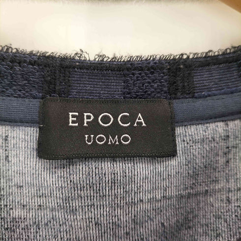 エポカウォモ Epoca uomo パイルチェックTシャツ メンズ 50