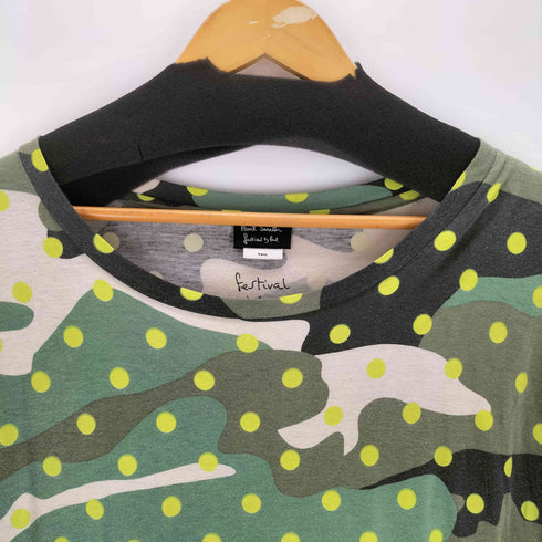 ポールスミス Paul Smith 日本製 festival by paul カモ柄 ドットワンピース レディース