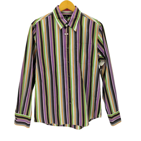 ポールスミス Paul Smith マルチストライプレギュラーカラーシャツ メンズ import:L