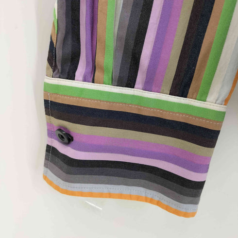 ポールスミス Paul Smith マルチストライプレギュラーカラーシャツ メンズ import:L