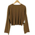 マウジー moussy WIDE SLEEVE CROP レディース FREE