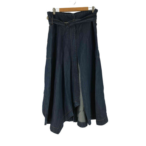 ウィークエンドマックスマーラ Weekend Max Mara デニム ラップ フレアスカート レディース JPN:38