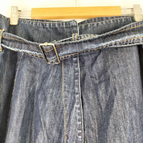 ウィークエンドマックスマーラ Weekend Max Mara デニム ラップ フレアスカート レディース JPN:38