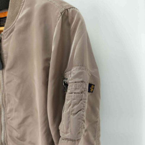 アルファインダストリーズ ALPHA INDUSTRIES ロングボンバージャケット MA-1ジャケット レディース S