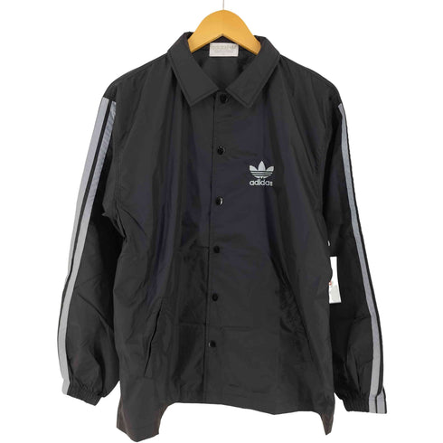 アディダス adidas 80-90s デサント製 トレフォイルロゴ ナイロン コーチジャケット メンズ 160