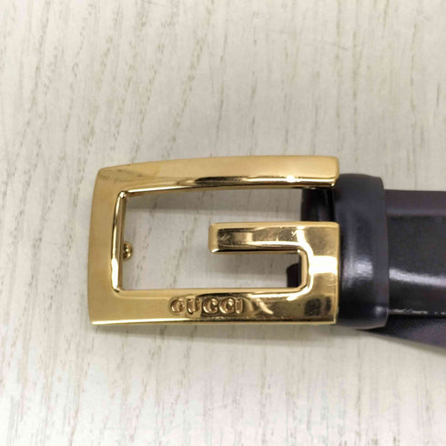 グッチ GUCCI イタリア製 Gロゴバックル レザーベルト レディース 70・28