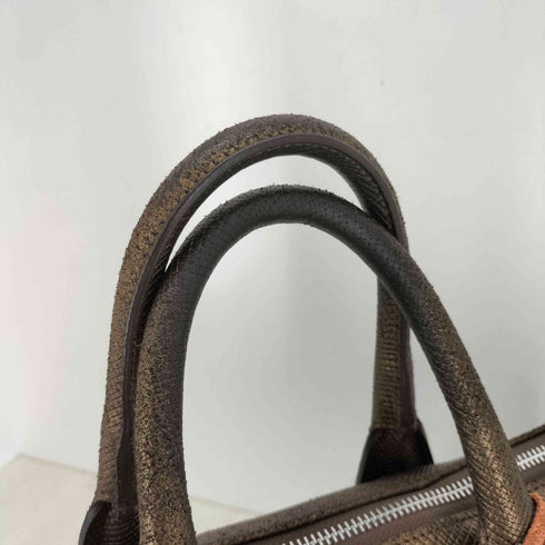 ジャンニキャリーニ GIANNI CHIARINI メタリックレザーハンドバッグ レディース