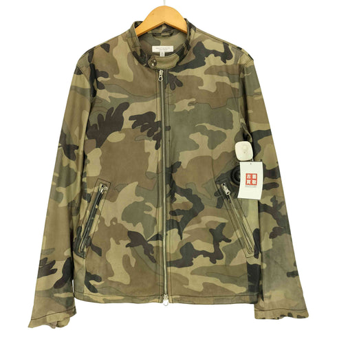 ビューティーアンドユースユナイテッドアローズ BEAUTY & YOUTH UNITED ARROWS BY シープレザー カモ ライダースジャケット メンズ JPN:XL