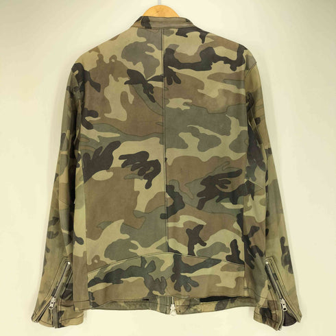 ビューティーアンドユースユナイテッドアローズ BEAUTY & YOUTH UNITED ARROWS BY シープレザー カモ ライダースジャケット メンズ JPN:XL