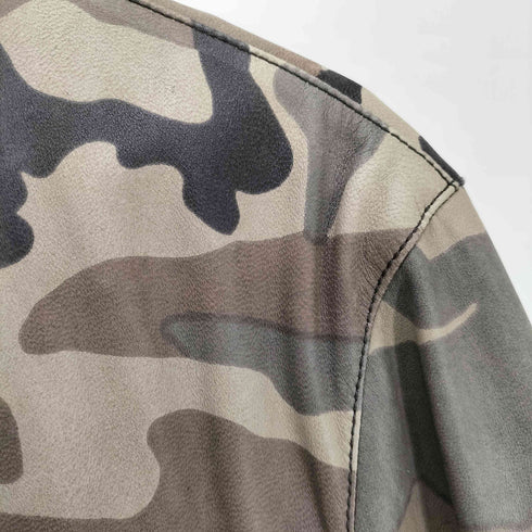 ビューティーアンドユースユナイテッドアローズ BEAUTY & YOUTH UNITED ARROWS BY シープレザー カモ ライダースジャケット メンズ JPN:XL