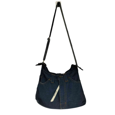 エムエムシックスメゾンマルタンマルジェラ MM6 Maison Martin Margiela 再構築 デニム ショルダーバッグ メンズ