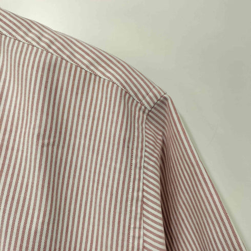 ブルックスブラザーズ BROOKS BROTHERS MAKERS キャンディストライプ ボタンダウン S/S シャツ メンズ