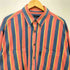 エルメネジルドゼニア Ermenegildo Zegna シャモアクロス ストライプ ボタンダウン シャツ メンズ import:L