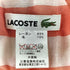 ラコステ LACOSTE ウール混 コットン ボーダー ストール レディース
