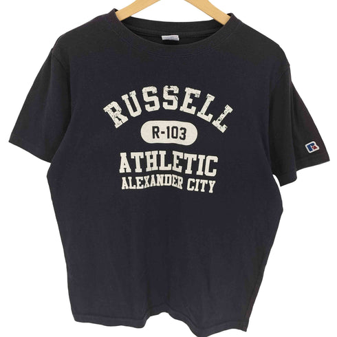 ラッセルアスレチック RUSSELL ATHLETIC USA製 フロントロゴプリント S/S Tシャツ メンズ import:L