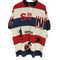 ノーティカコンプレッション NAUTICA COMPETITION 90S USA製 ボーダー 鹿の子 オーバーサイズ ポロシャツ メンズ import:XL