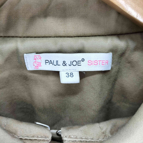 ポールアンドジョーシスター PAUL&JOE SISTER 裏地ドットトレンチコート レディース JPN:38