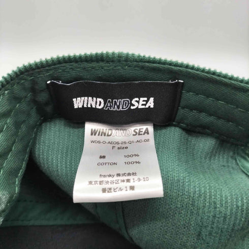 ウィンダンシー WIND AND SEA Corduroy Logo Cap コーデュロイ ロゴ キャップ メンズ FREE