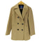 バーバリーブルーレーベル BURBERRY BLUE LABEL 裏地チェック Pコート レディース EUR:38