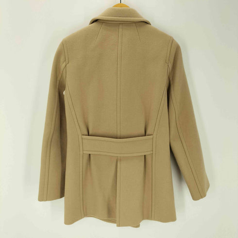 バーバリーブルーレーベル BURBERRY BLUE LABEL 裏地チェック Pコート レディース EUR:38