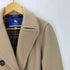 バーバリーブルーレーベル BURBERRY BLUE LABEL 裏地チェック Pコート レディース EUR:38