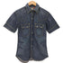 リーバイス Levis 00S 50's~60's 復刻 REDLOOP デニム S/S ウエスタンシャツ メンズ import:M