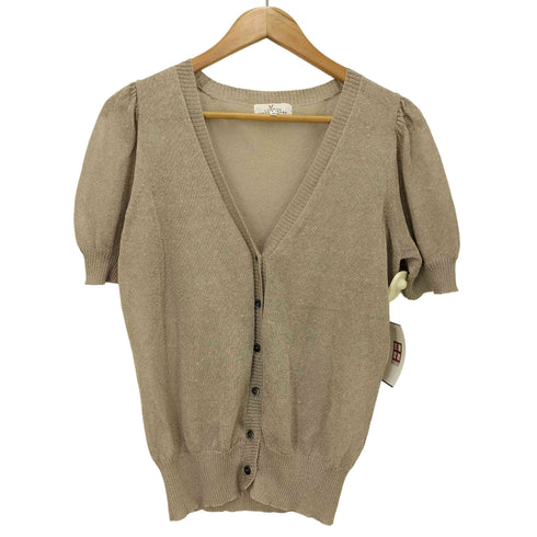 レキップヨシエイナバ LEQUIPE YOSHIE INABA リネン S/S カーディガン レディース JPN:40