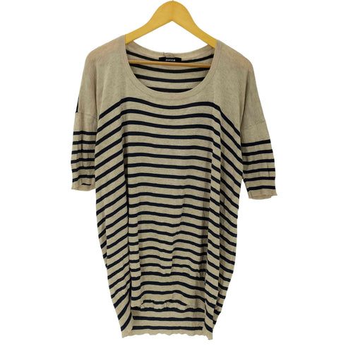 ズッカ ZUCCa ボーダー半袖ニット レディース JPN:M