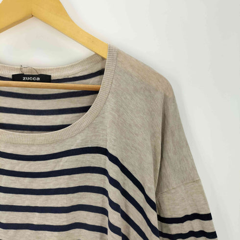 ズッカ ZUCCa ボーダー半袖ニット レディース JPN:M