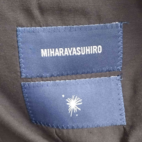 ミハラヤスヒロ MIHARA YASUHIRO ウール ベロア 切替 2B テーラード ジャケット メンズ JPN:46