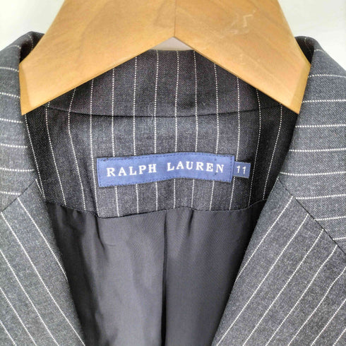 ラルフローレン RALPH LAUREN 1B シングル ショート テーラードジャケット & フレアスラックス レディース ジャケット:11 / パンツ:9