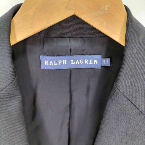 ラルフローレン RALPH LAUREN 1B シングル ショート テーラードジャケット & フレアスラックス レディース ジャケット:11 / パンツ:9