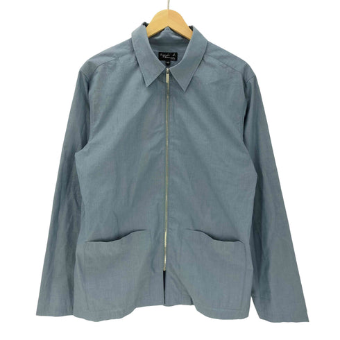 アニエスベーオム Agnes b.homme ジップアップシャツジャケット フロントポケット メンズ FR:40