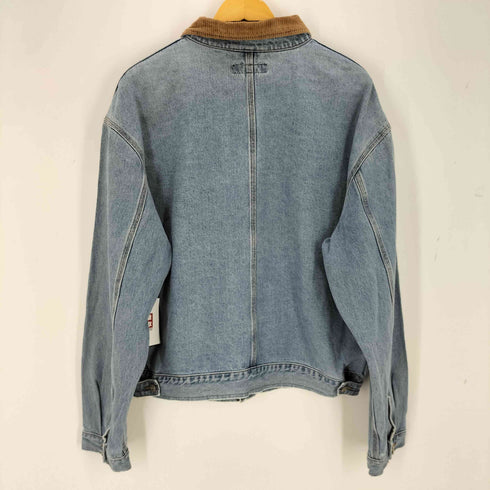 バナナリパブリック BANANA REPUBLIC 90s 襟コーデュロイ デニムジャケット メンズ L