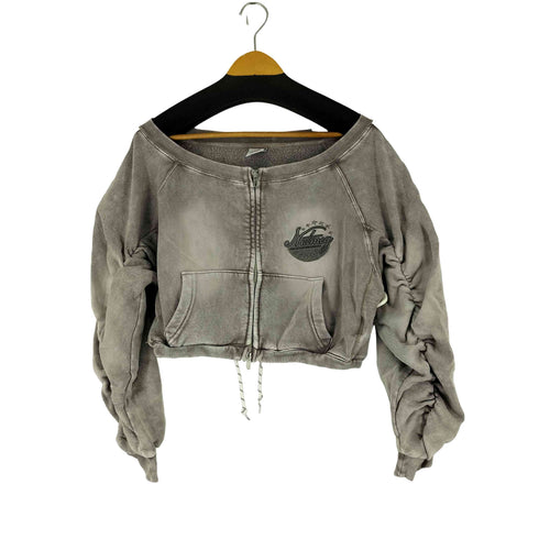 スナイデル snidel 25AW オフショルジップロゴプルオーバー レディース ONE SIZE