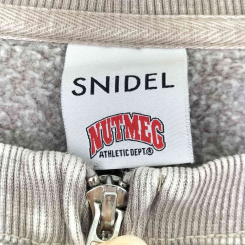 スナイデル snidel 25AW オフショルジップロゴプルオーバー レディース ONE SIZE