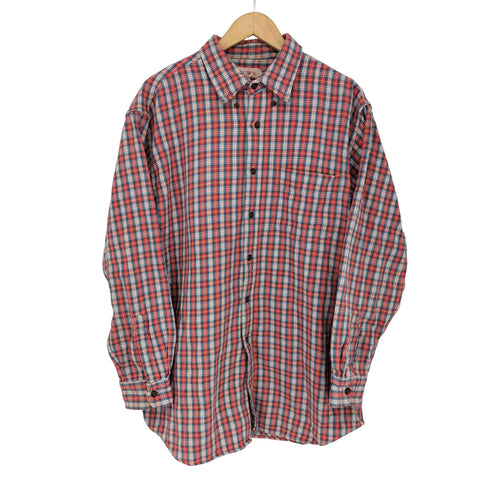 ジェイクルー J.CREW 巨人タグ チェック柄 長袖 ヘビーネルシャツ メンズ import:L