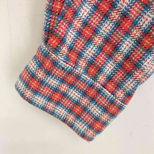 ジェイクルー J.CREW 巨人タグ チェック柄 長袖 ヘビーネルシャツ メンズ import:L