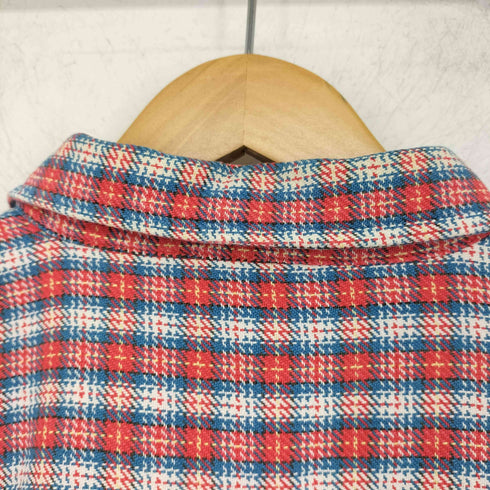 ジェイクルー J.CREW 巨人タグ チェック柄 長袖 ヘビーネルシャツ メンズ import:L