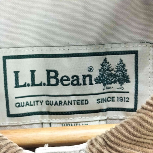 エルエルビーン L.L.Bean 90s 裏キルティング 襟コーデュロイ ハンティングジャケット Thinsulate レディース L REG