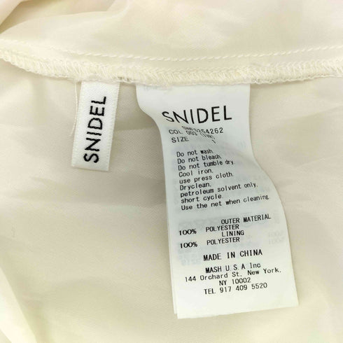 スナイデル snidel 25SS フロントジップフレアスカート レディース JPN:1