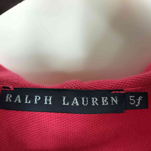ラルフローレン RALPH LAUREN スモールポニー刺繍 鹿の子ジップパーカー レディース 5f