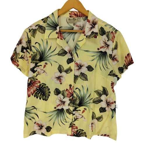 PARADISEBAY MADE IN HAWAII ウッドボタン アロハシャツ メンズ L